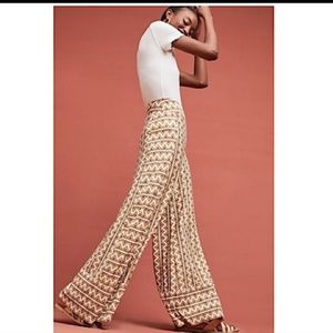 Farm Rio wide leg pants pull on